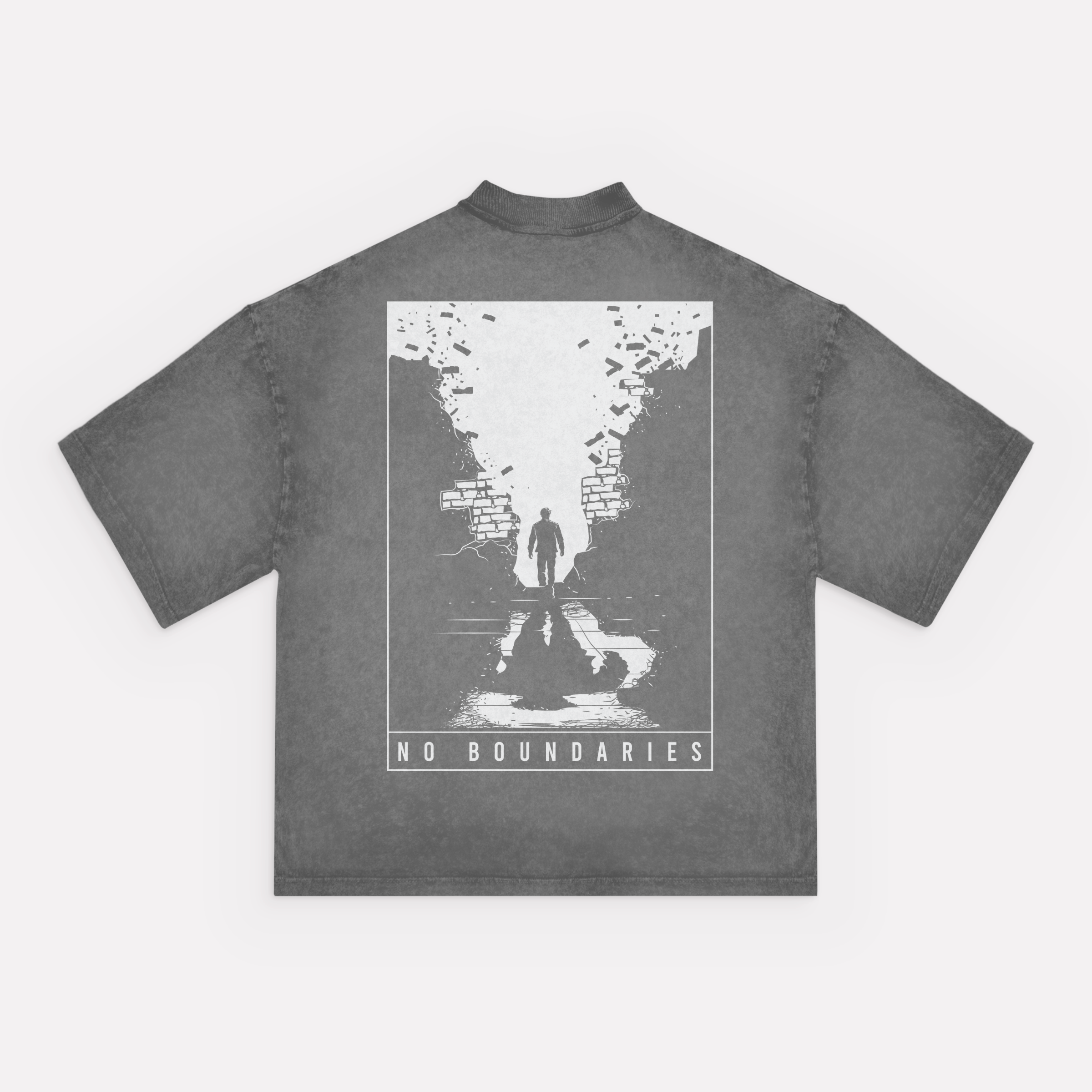 Limitless Oversized Shirt - Washed Grey
