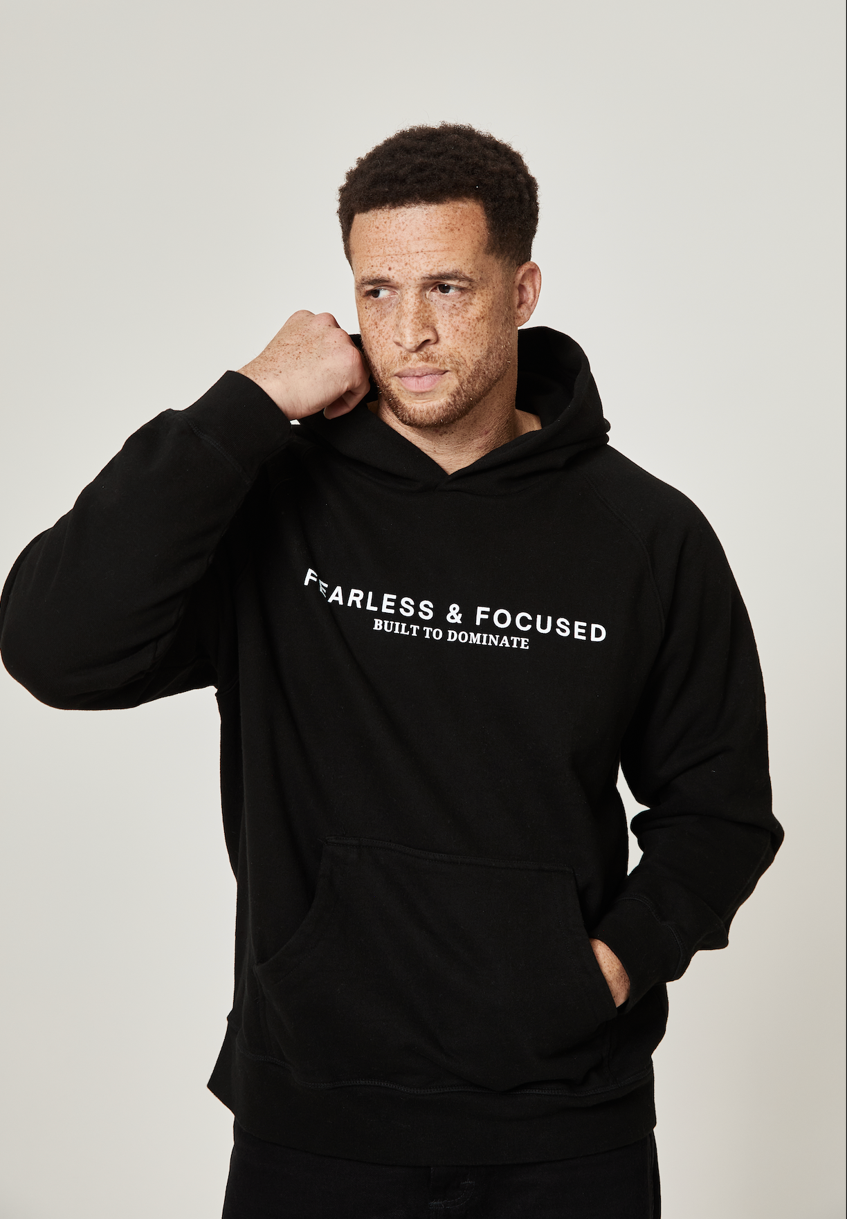 Rise Above Hoodie- " Fearless & Focused"
