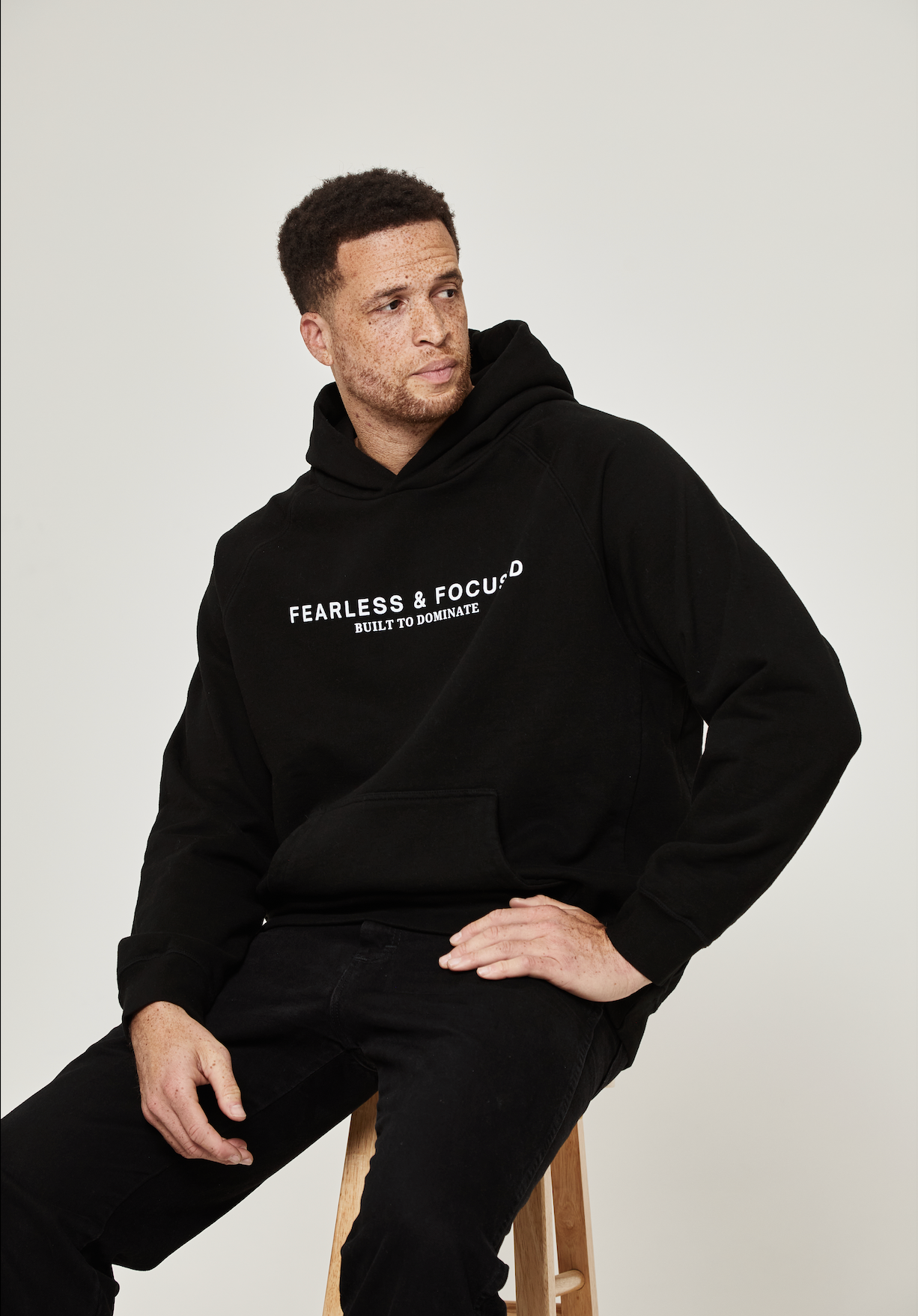 Rise Above Hoodie- " Fearless & Focused"