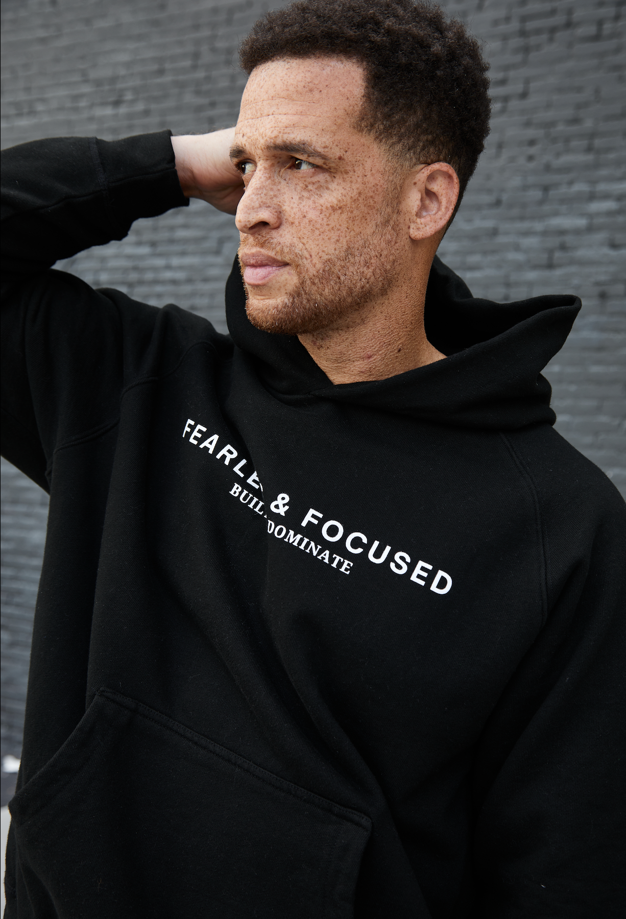 Rise Above Hoodie- " Fearless & Focused"