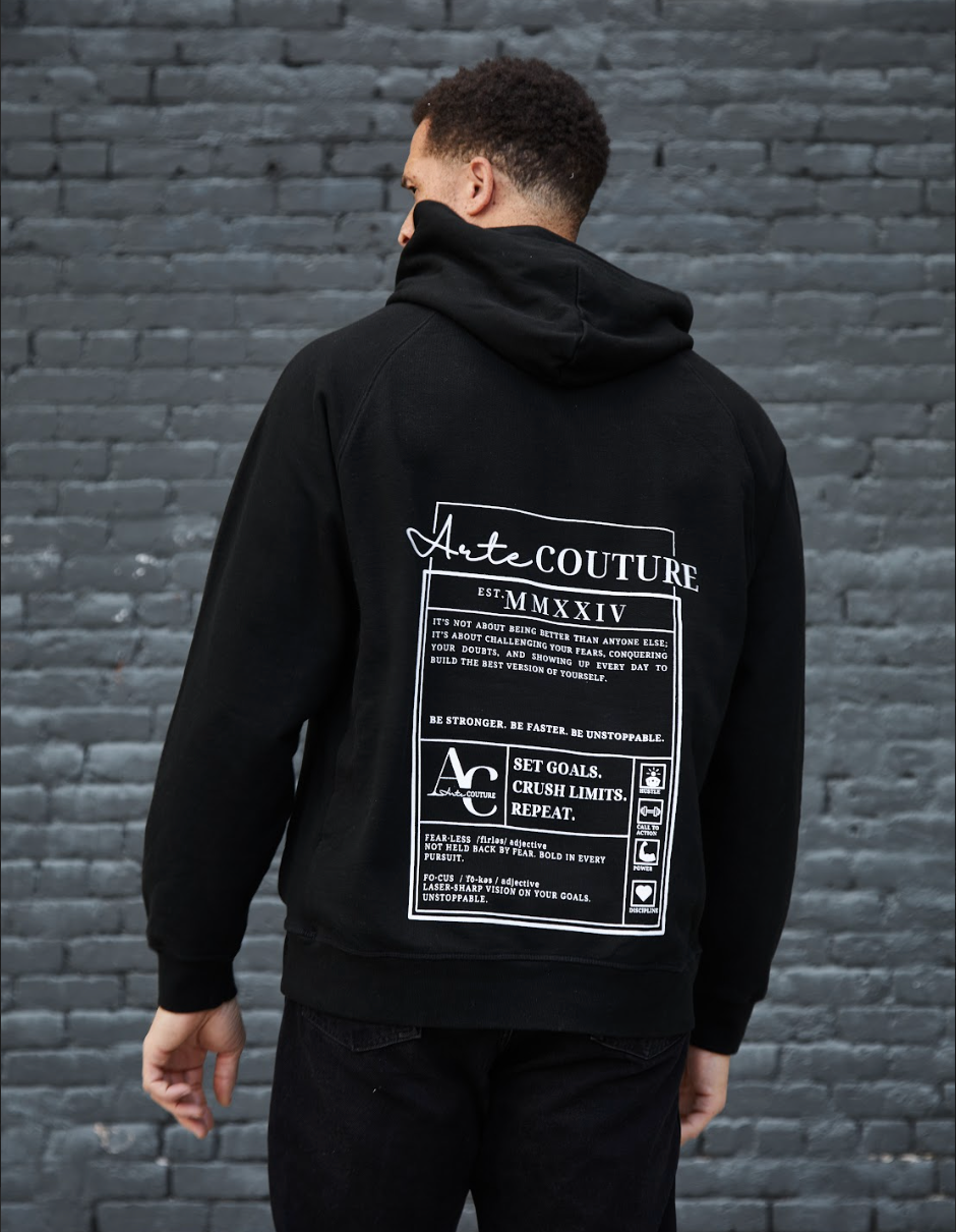 Rise Above Hoodie- " Fearless & Focused"