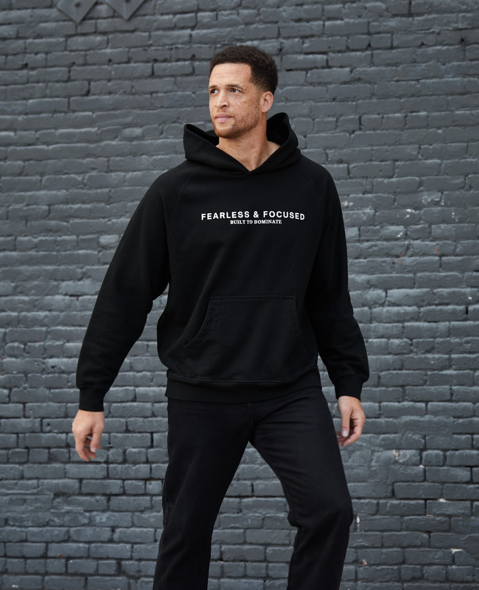 Rise Above Hoodie- " Fearless & Focused"