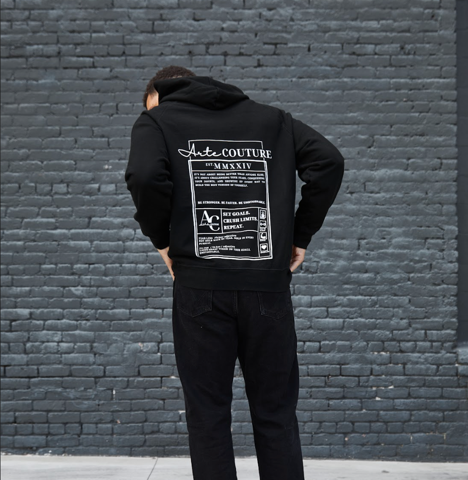 Rise Above Hoodie- " Fearless & Focused"