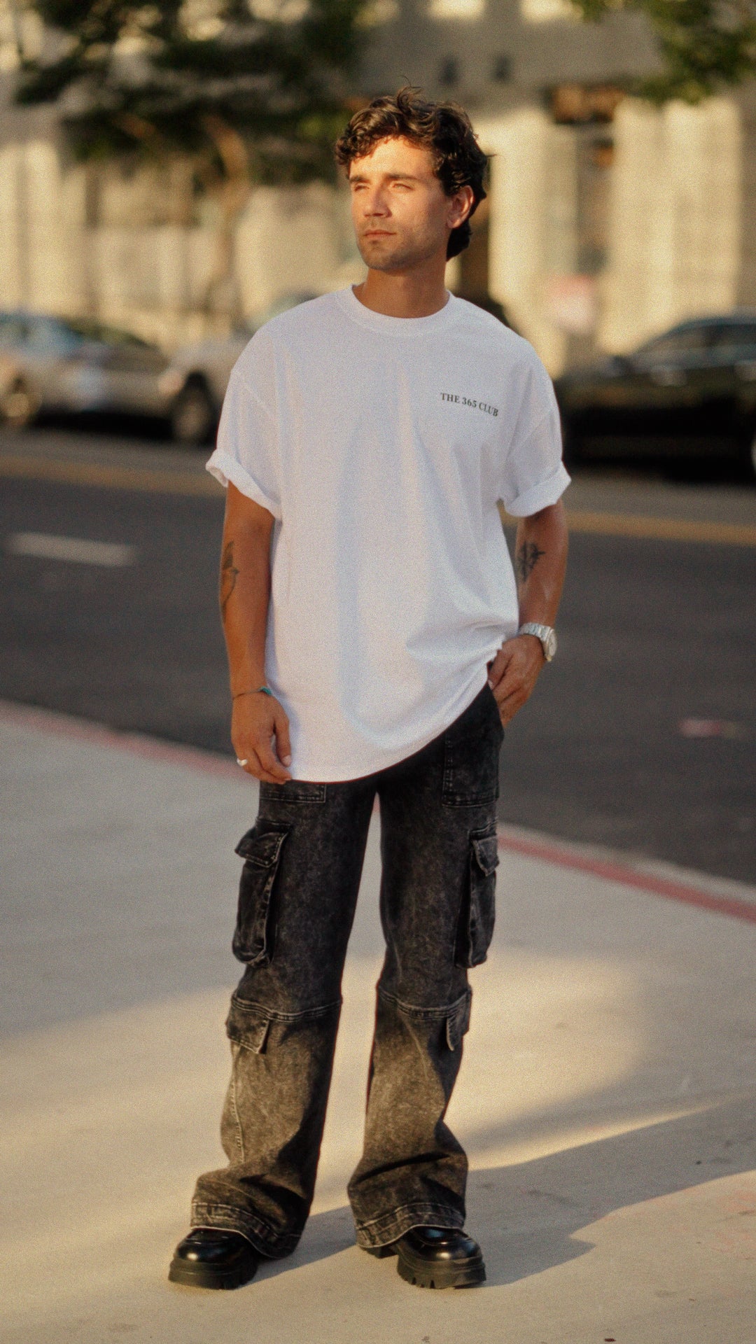 The 365 Club Oversized Shirt - White